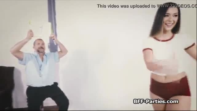 Fourway sex ed with deep gagging and fucking