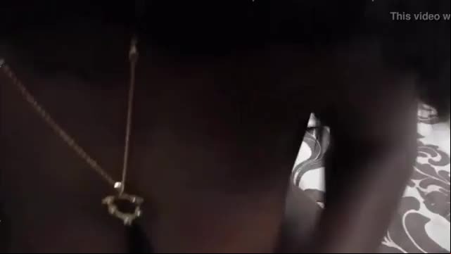Young ebony babe with a sexy ass and big natural boobs